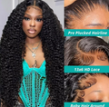 Glueless Water Curl 13x6 HD Lace Human Hair Wig