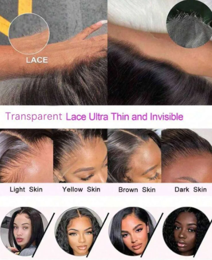 Brazilian Human Hair Lace Frontal Bob Wig