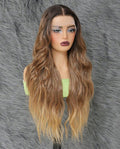 28" Ombre Pre-Plucked Body Wave T-Part Wig